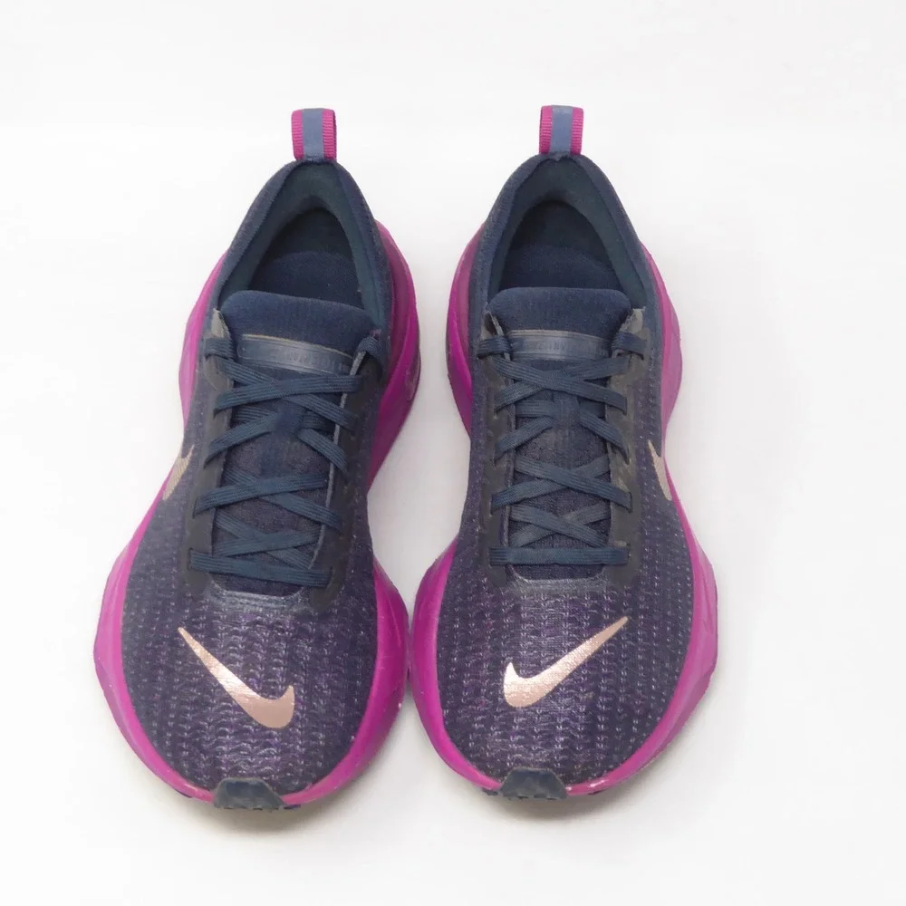 Nike Womens ZoomX Invincible Run 3 Flyknit Navy Purple DR2660-401 Size 6.5